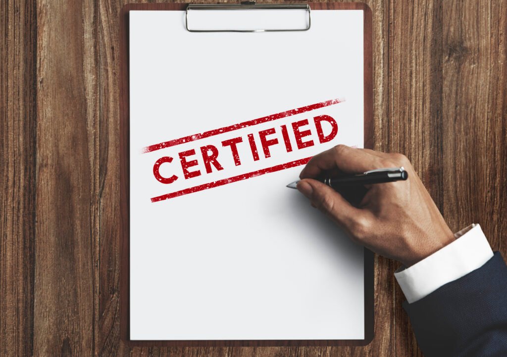 Government Licenses & Certifications